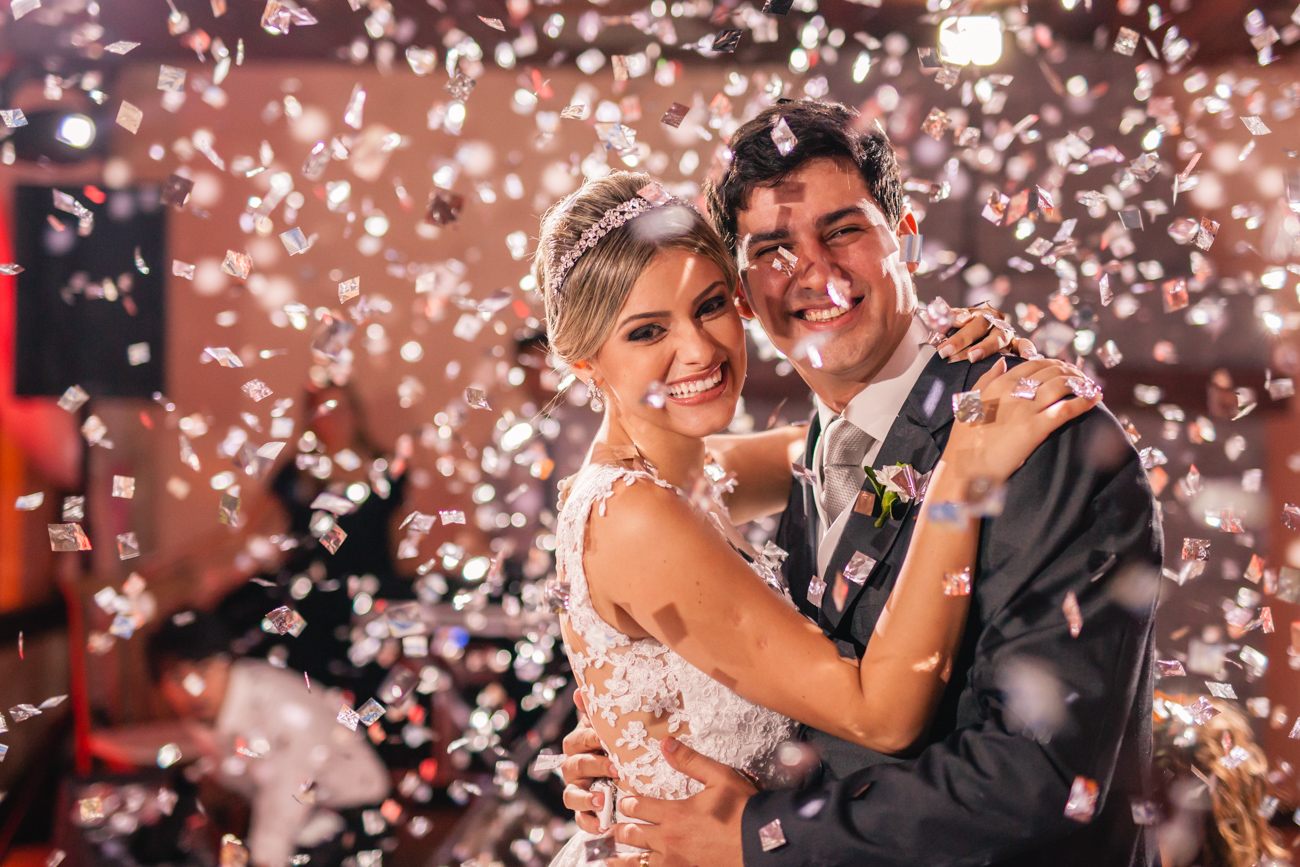 Primeira dança do novo casal em casamento realizado no Teresópolis Golf Club