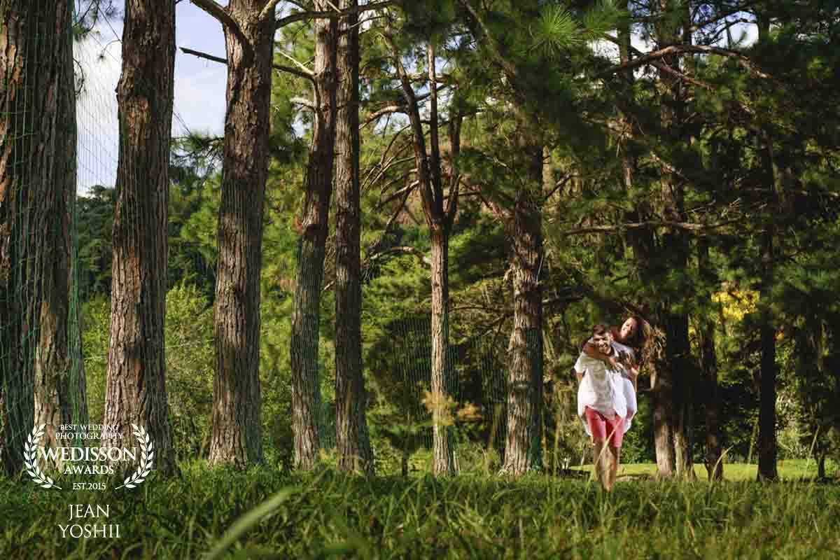 Ensaio pré casamento realizado no Golf Clube de Teresópolis