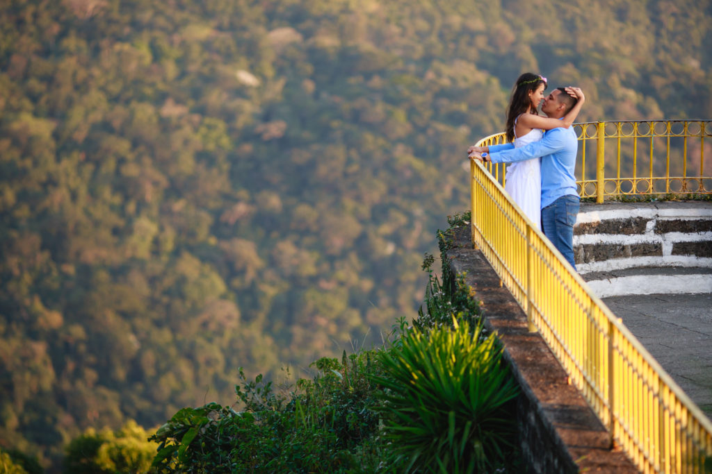 Ensaio pre casamento no mirante do Cristo em Petrópolis