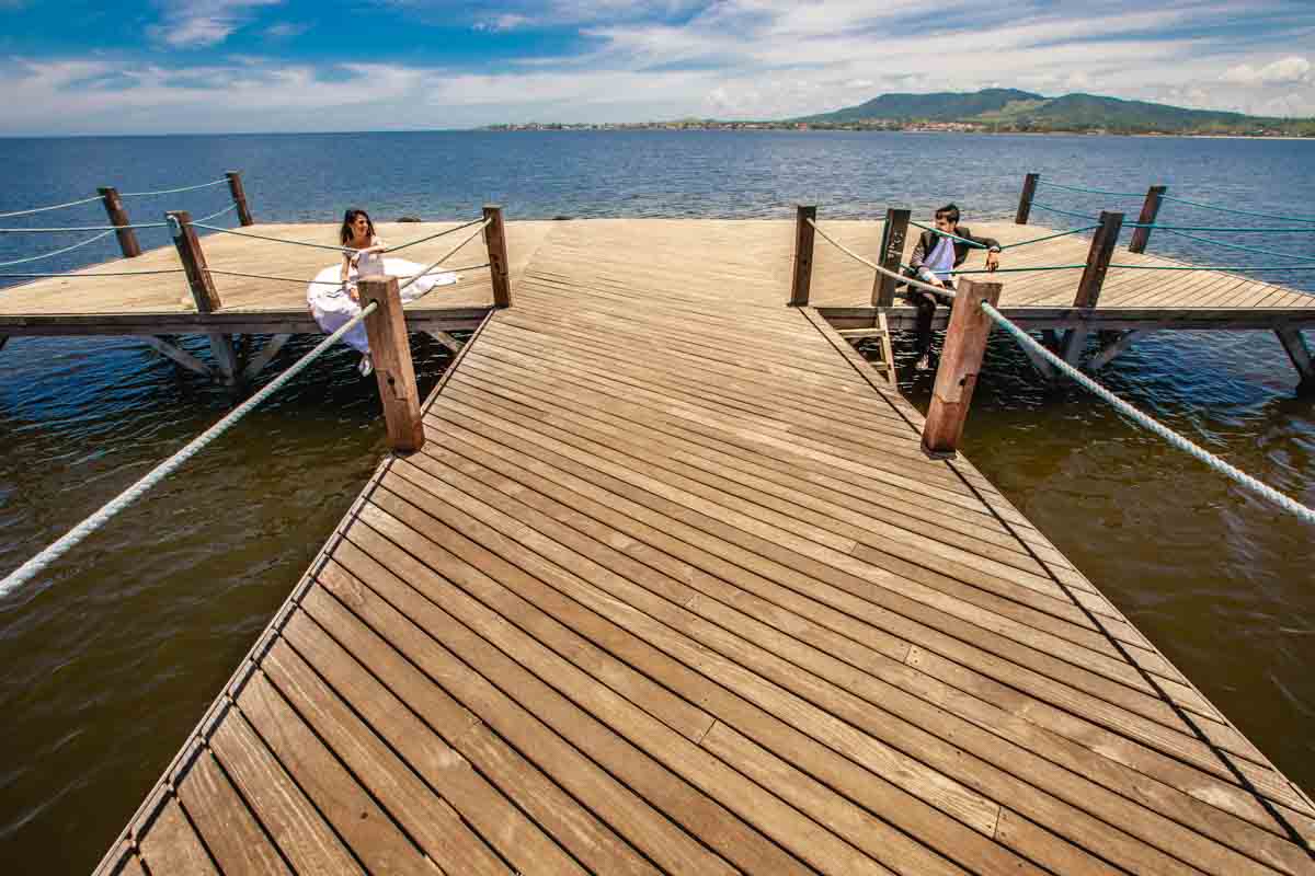 Ensaio pós casamento na praia em Arraial
