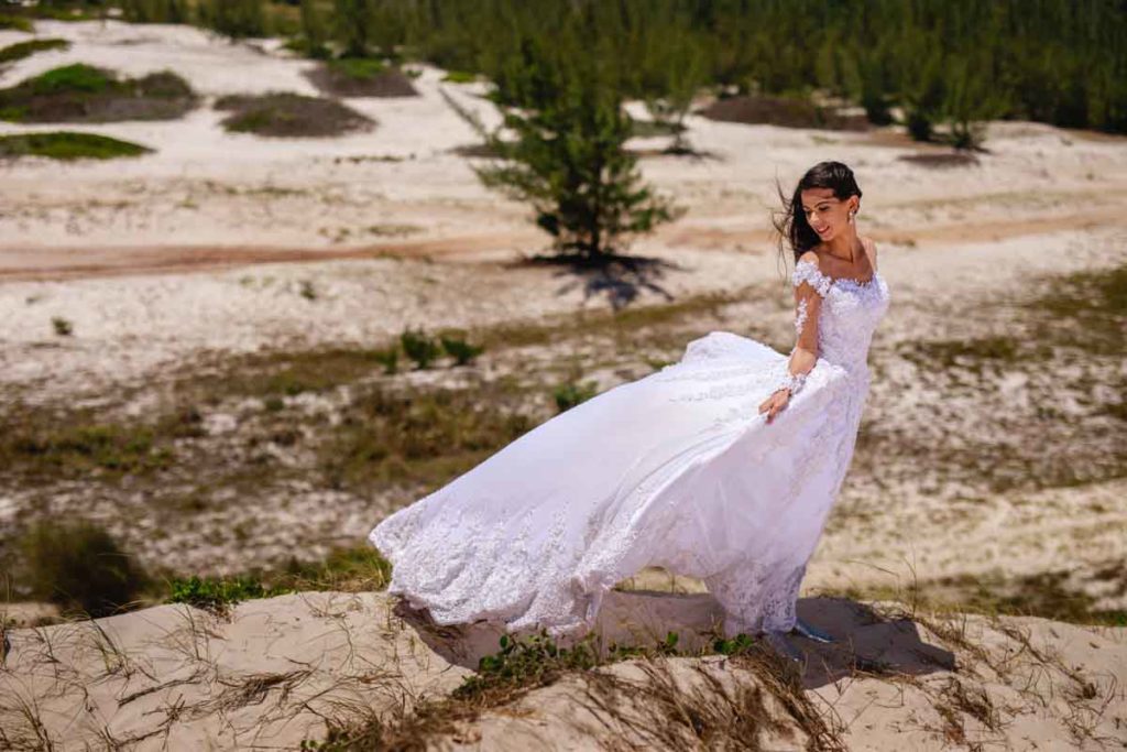 Ensaio pós casamento na praia em Arraial