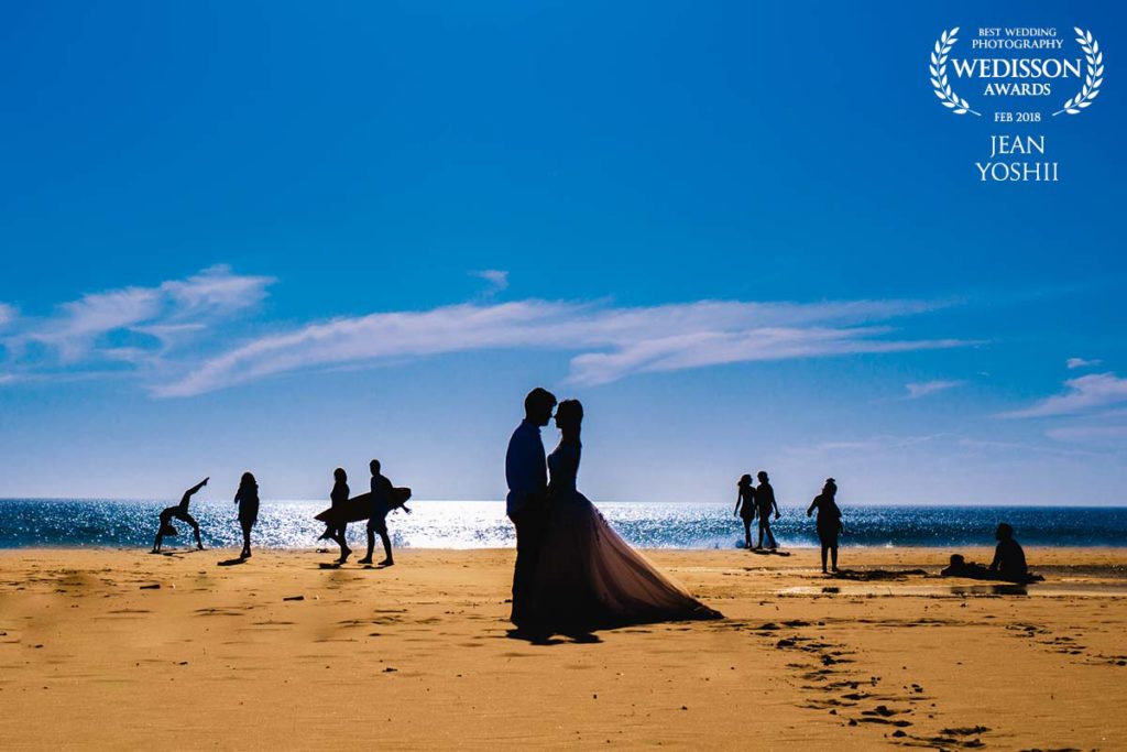 Ensaio pós casamento na praia Grande em Arraial