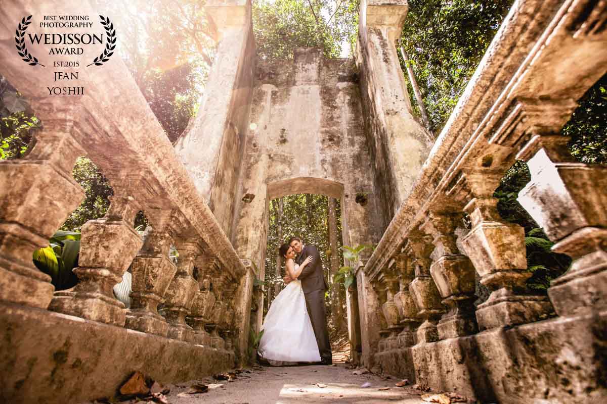 Ensaio Trash the dress no parque Lage RJ